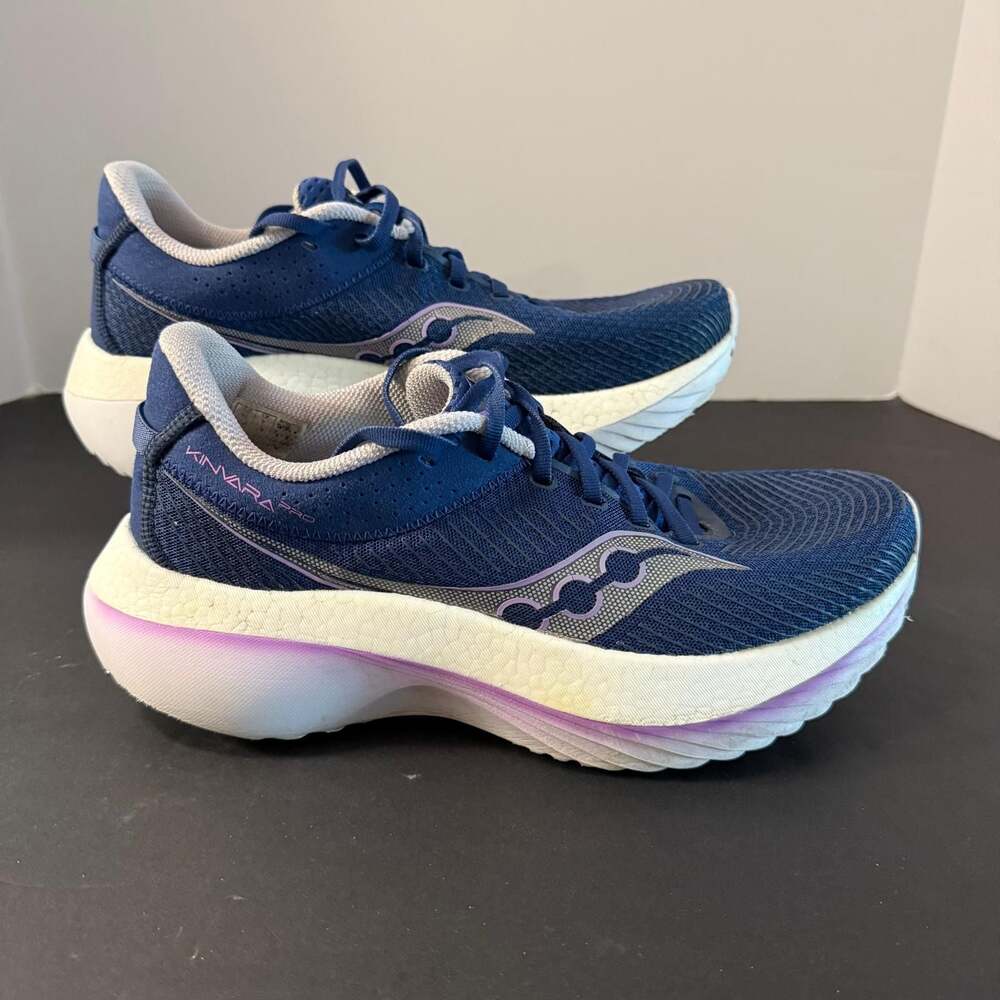 Saucony Kinvara Pro Blue Running Shoes Women's Size 10